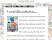 Tablet Screenshot of feenstaub-entertainment.de